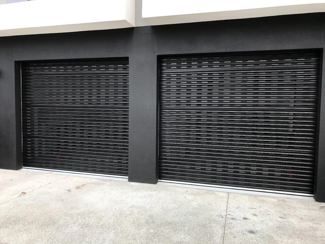 Custom / Designer garage door installed by Caeser